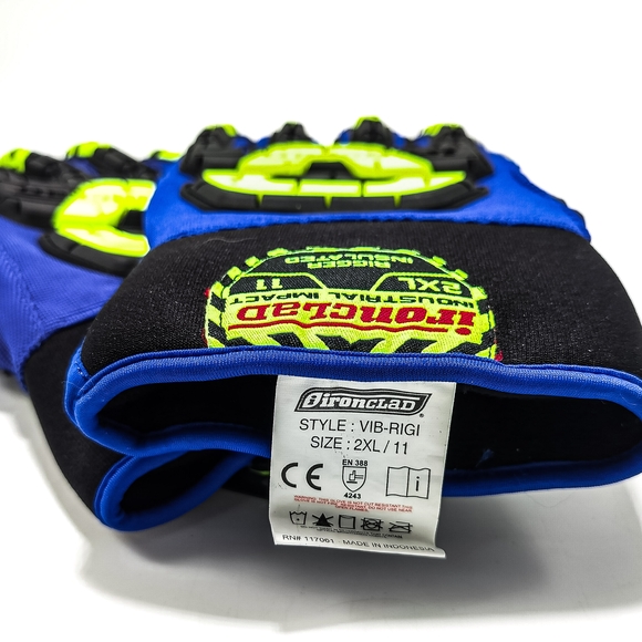 NWT IronClad Vibram Rigger Insulated Work Glove NIB 2XL - Picture 8 of 10